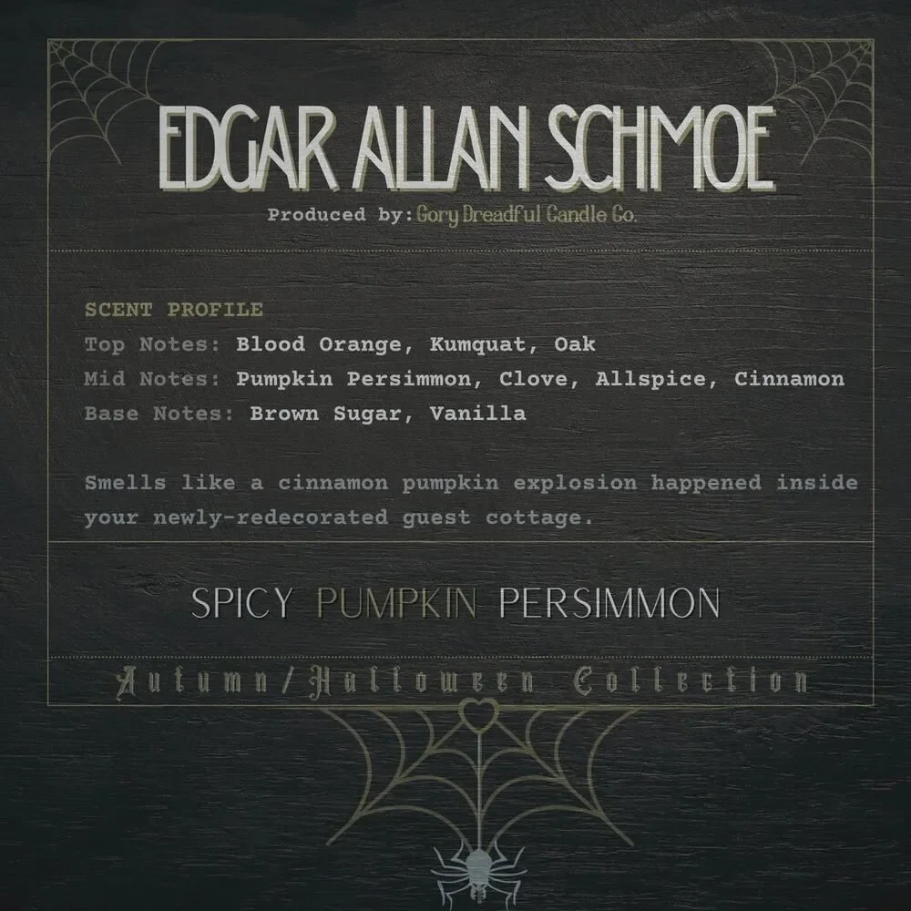 Edgar Allan Schmoe Sizzling Room Salt Potpourri: Spicy Pumpkin Persimmon Scent